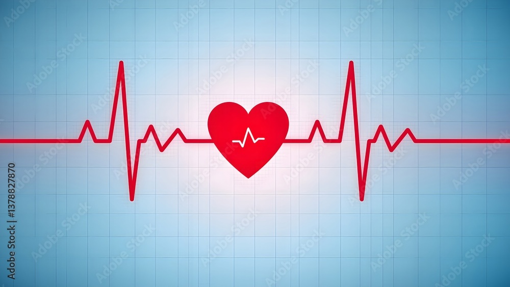 Life rhythm on the electrocardiogram Life rhythm on the electrocardiogram