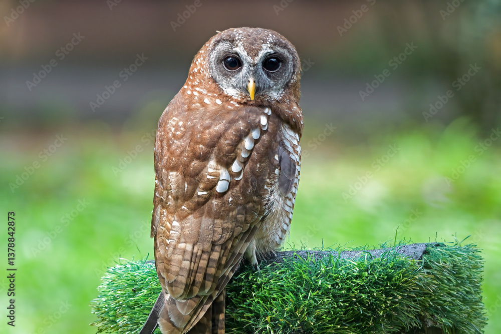 Fototapeta premium Close up photo of an Pygmy owls