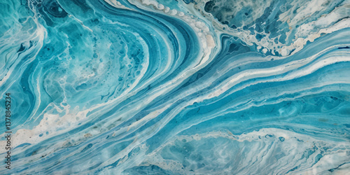 Sea water ocean wave vector background. Blue water ocean sea wave seamless background. Water  ocean wave white and soft blue aqua, teal texture.
