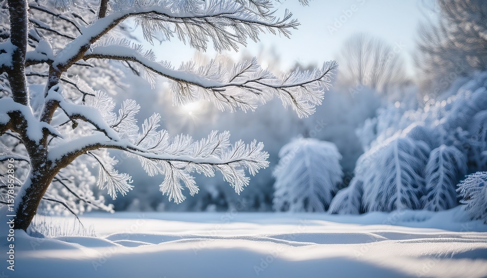 frost covered branches and snow creating a serene winter landscape capturing the beauty of the season with intricate icy details and a peaceful cold weather background for seasonal designs frost covered branches and snow creating a serene winter landscape capturing the beauty of the season with intricate icy details and a peaceful cold weather background for seasonal designs