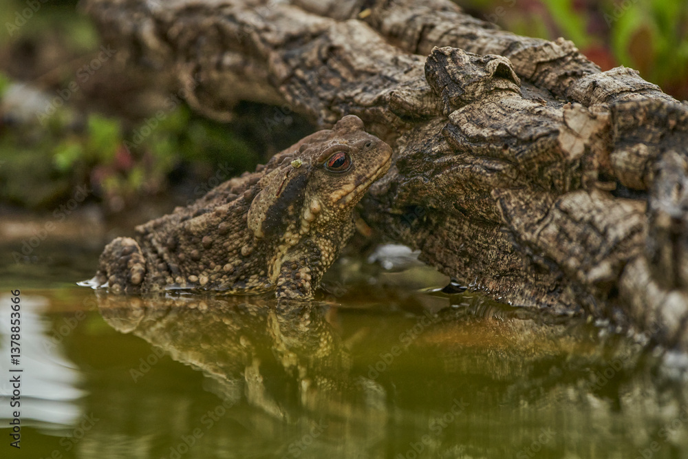 sapo común o sapo europeo (Bufo bufo) sapo común o sapo europeo (Bufo bufo)