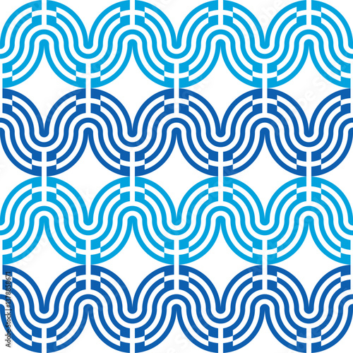 wave pattern of greece flag. abstract background for decoration. vector illustration