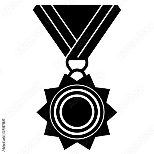 sports medal  silhouette vector illustrator 