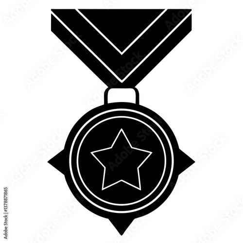 sports medal  silhouette vector illustrator 