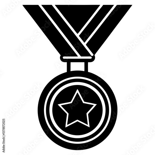 sports medal  silhouette vector illustrator 