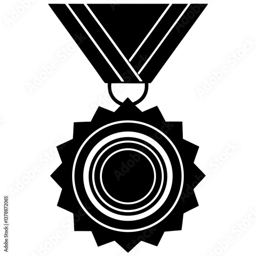 sports medal  silhouette vector illustrator 