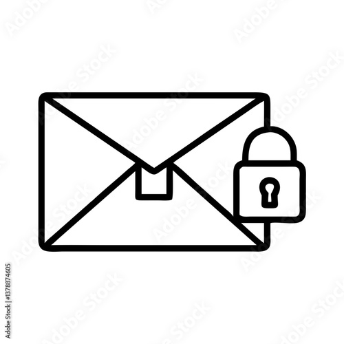 Envelope Padlock Icon