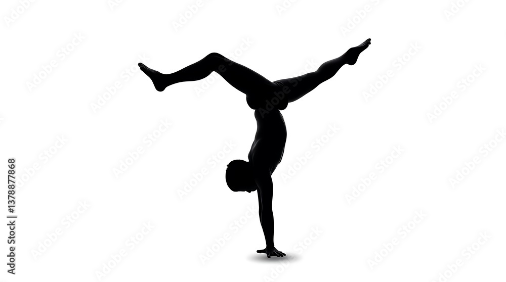 abstract_gymnast_silhouette_performing_a_backflip_with_sleek_lines_on_white abstract_gymnast_silhouette_performing_a_backflip_with_sleek_lines_on_white