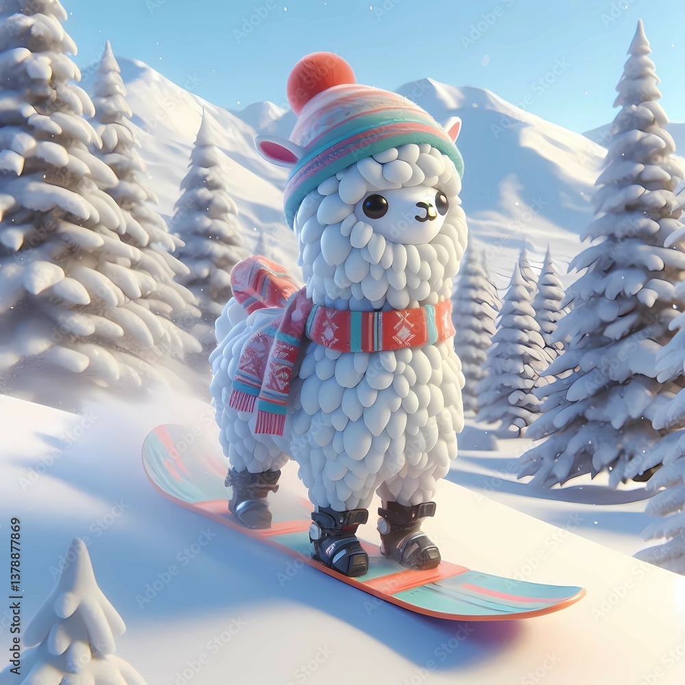 Fototapeta premium Alpaka