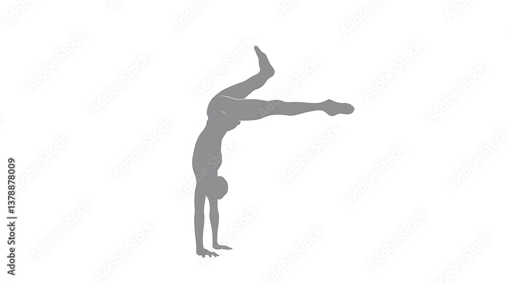 abstract_gymnast_silhouette_performing_a_backflip_with_sleek_lines_on_white abstract_gymnast_silhouette_performing_a_backflip_with_sleek_lines_on_white