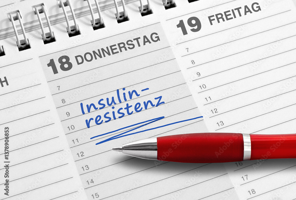 Diagnose, Insulinresistenz, Terminheft Diagnose, Insulinresistenz, Terminheft