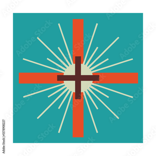 Good Friday cross background