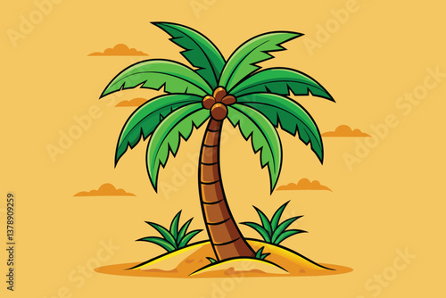 palm tree vector illustration