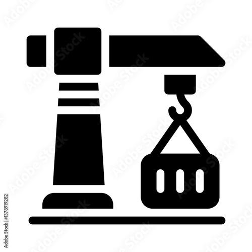 crane glyph icon