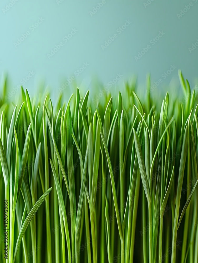 Fototapeta premium Macro photography of tender grass