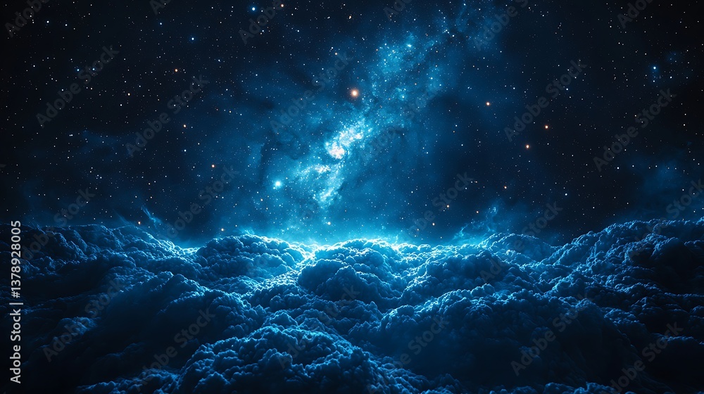 Fototapeta premium Mesmerizing galactic dust lighting up the sky high resolution picture