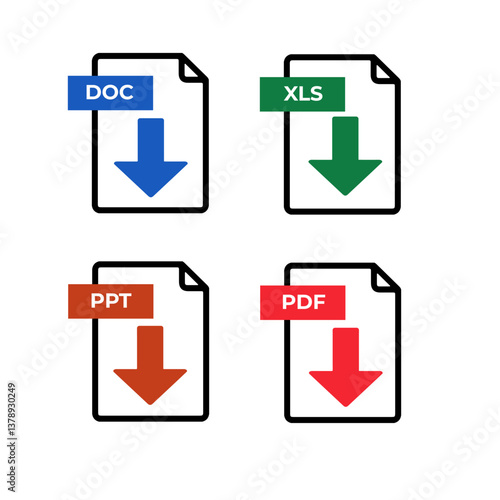 Set of format and extension of documents. Microsoft Word .doc Microsoft Excel .xls Microsoft PowerPoint .ppt .pdf Adobe Acrobat, Nitro Reader, Foxit Reader.