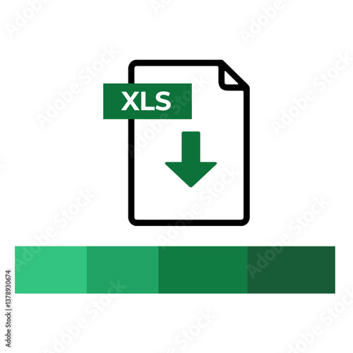 Download document xls microsoft excel icon with color palette, perfect for poster design, branding, and digital projects. excel. powerpoint. pdf. adobe acrobat. nitro reader. foxit reader