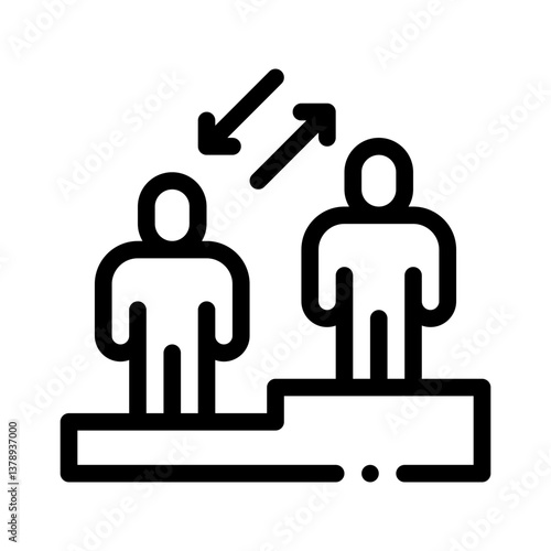 mentorship line icon