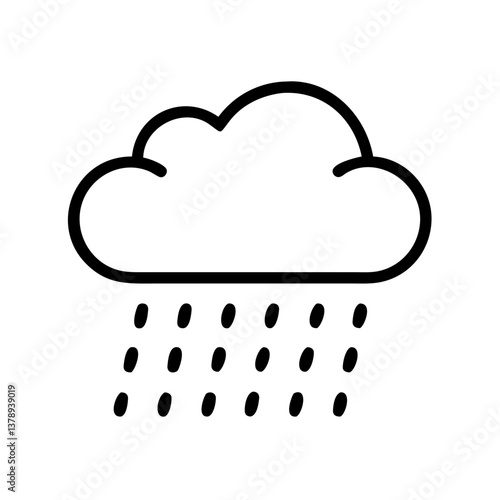 Rain Cloud Icon