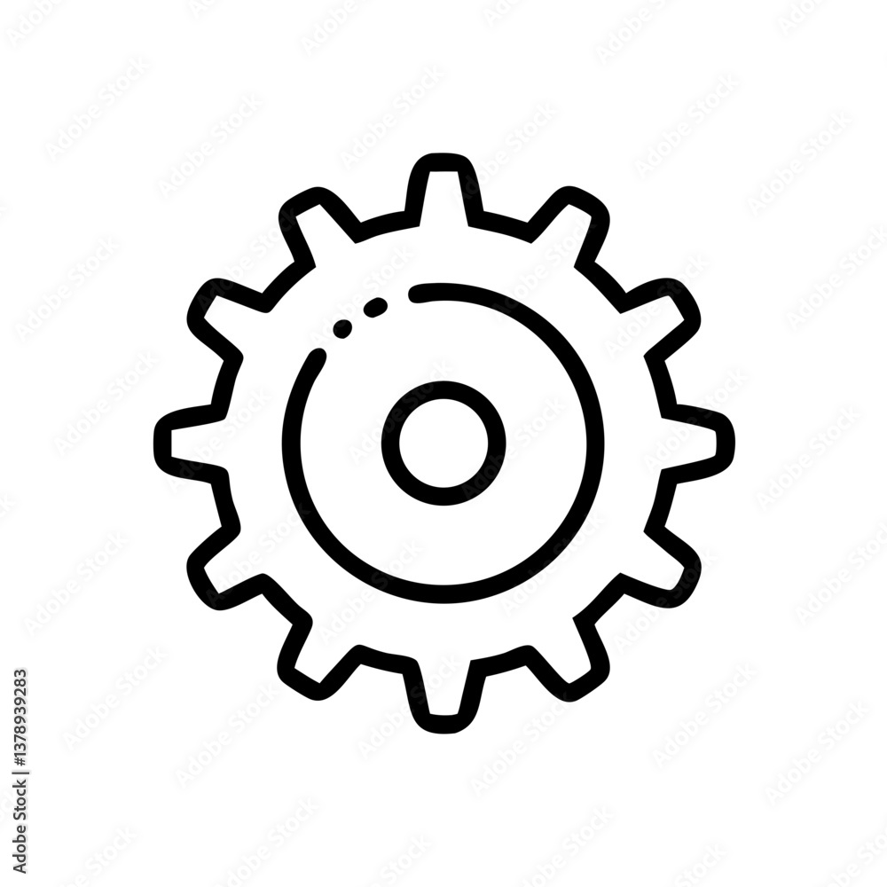 Obraz premium Gear Wheel Icon