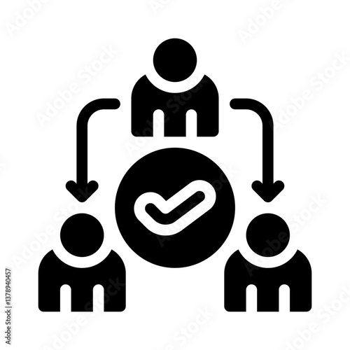 delegation glyph icon
