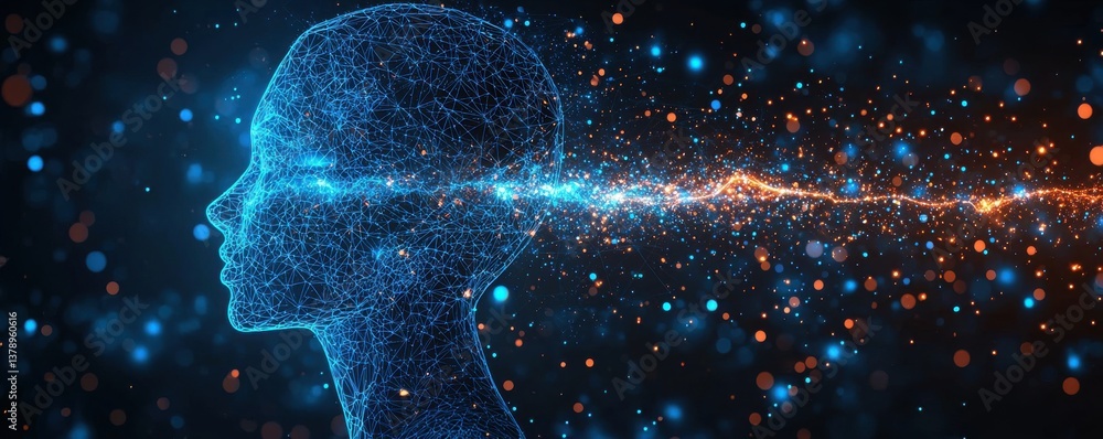Digital representation of interconnected neural pathways with vibrant glowing effects Digital representation of interconnected neural pathways with vibrant glowing effects