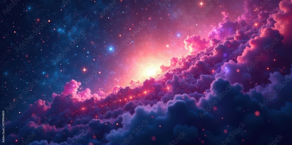Glowing nebula, iridescent colors, celestial wonder , gas, interstellar medium, vibrant Glowing nebula, iridescent colors, celestial wonder , gas, interstellar medium, vibrant