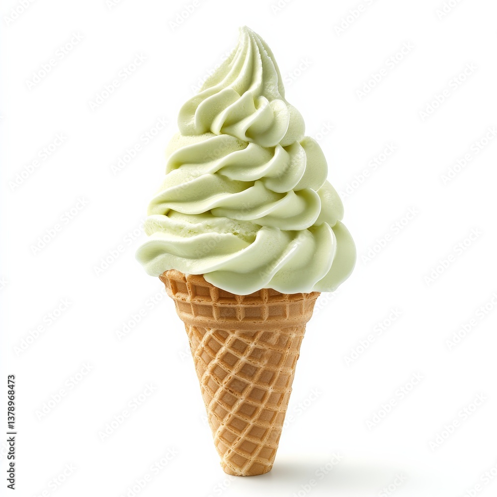 Delicious Pistachio Ice Cream Cone: A Perfect Summer Treat for a Refreshing and Sweet Indulgence Delicious Pistachio Ice Cream Cone: A Perfect Summer Treat for a Refreshing and Sweet Indulgence