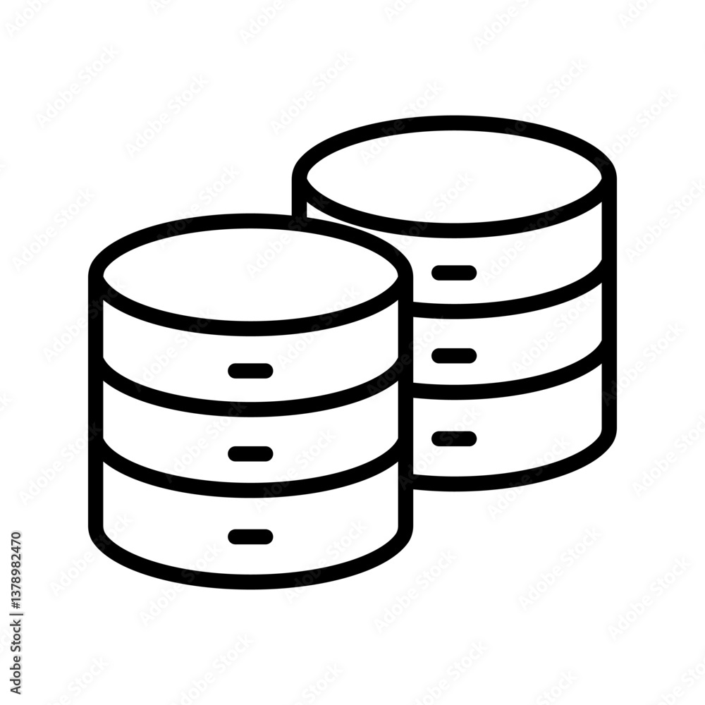 Database icon or logo isolated sign symbol vector illustration - high quality black style vector icons
Database icon or logo isolated sign symbol vector illustration - high quality black style vector icons