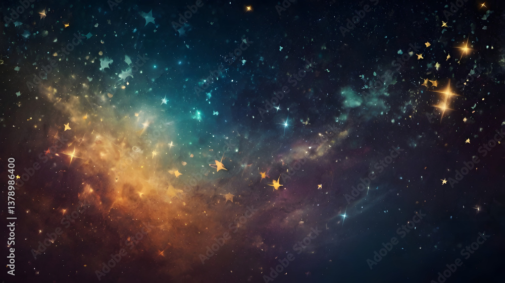Obraz premium space background with stars