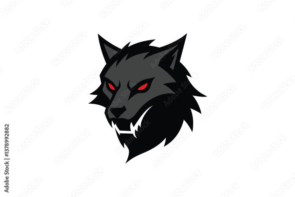 Obraz premium wolf head tattoo