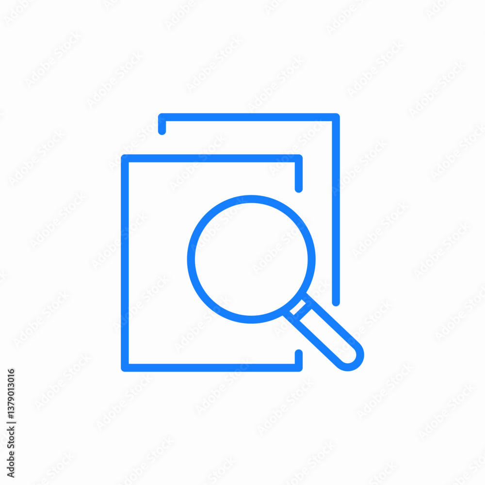 file search icon sign vector file search icon sign vector