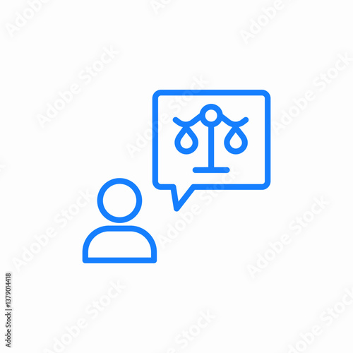 law balance icon sign vector