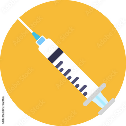 Syringe for Laboratory Use – A precision syringe commonly used in chemistry labs for measuring and injecting liquids in controlled experiments.