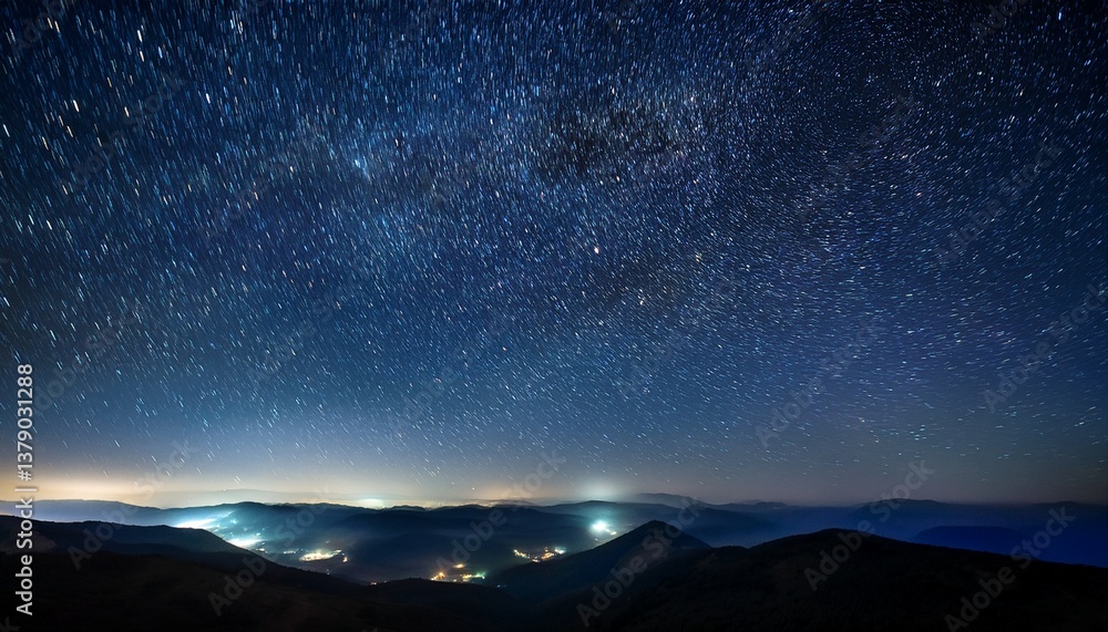Fototapeta premium nightly sky with stars
