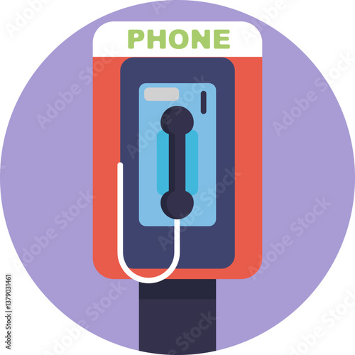 Public Phone Booth – A public telephone available for use at the gas station, providing a communication option for travelers.