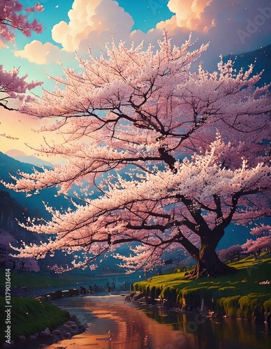 cherry blossom in spring