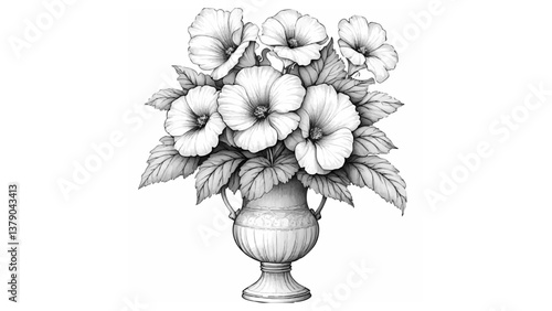 Gallery-Magic Flowers: Relaxing Coloring Pages for Adults and Teens" in Vintage Style