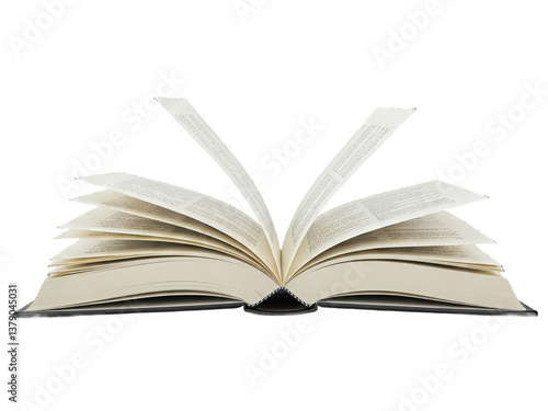 open bible isolated on a transparent background