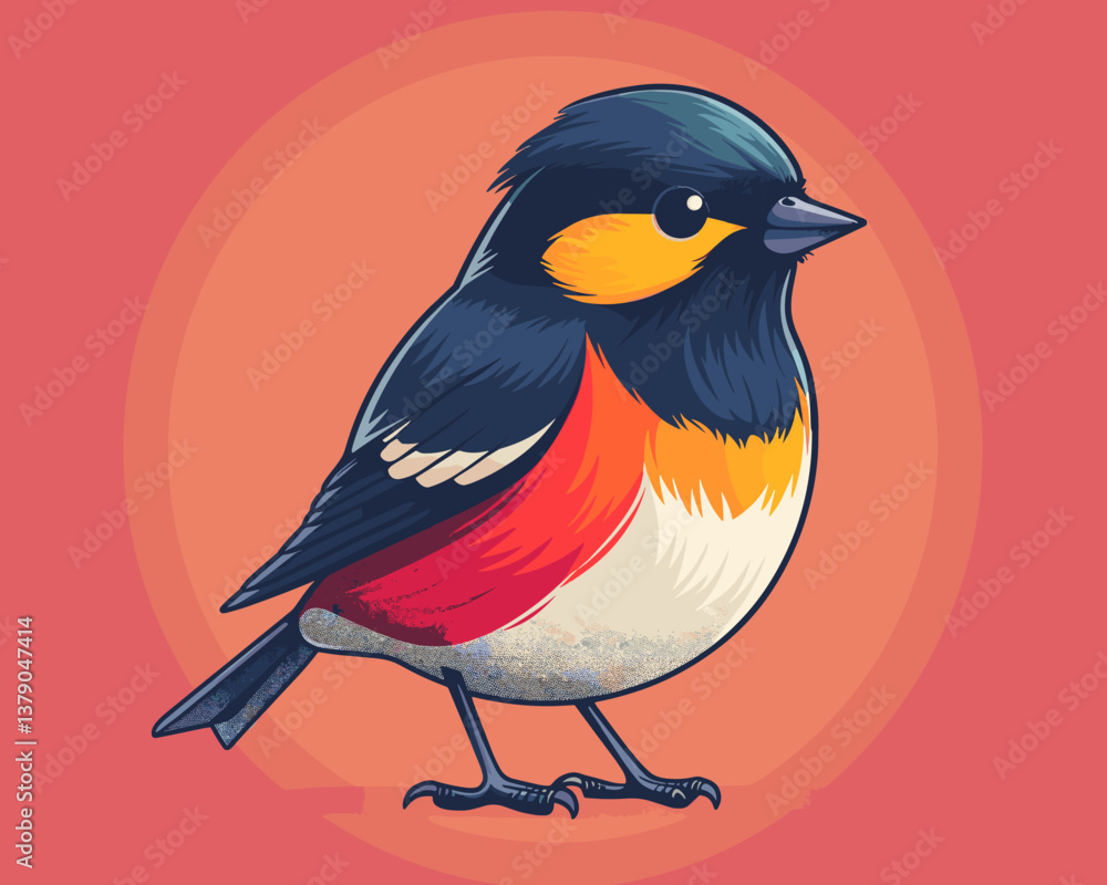 Obraz premium bird vector illustration