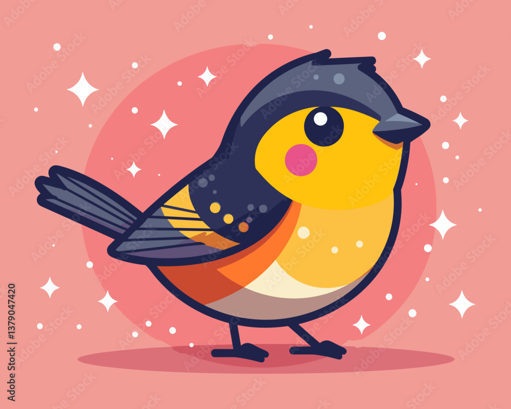 Obraz premium bird vector illustration