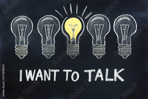I want to talk  
