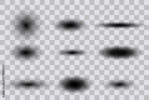 Realistic vector mesh overlay and transparent shadows. Shadows falling from the darkened floor.Vector.EPS 10.