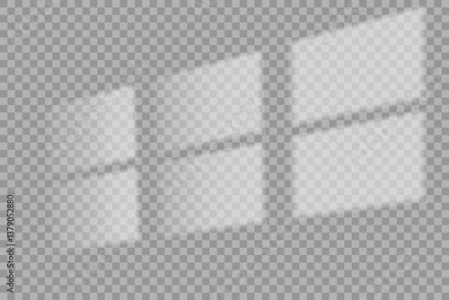 Realistic vector mesh overlay and transparent shadows. Shadows falling from the darkened floor.Vector.EPS 10.