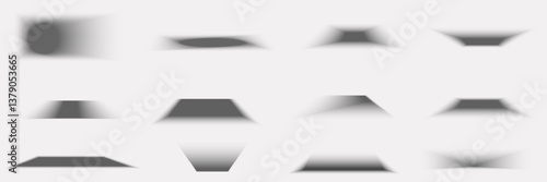 Realistic vector mesh overlay and transparent shadows. Shadows falling from the darkened floor.Vector.EPS 10.