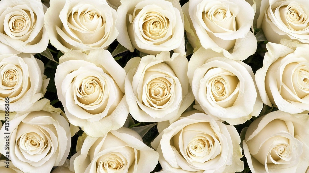 Close-up of white roses with black borders around petal edges and centers Close-up of white roses with black borders around petal edges and centers
