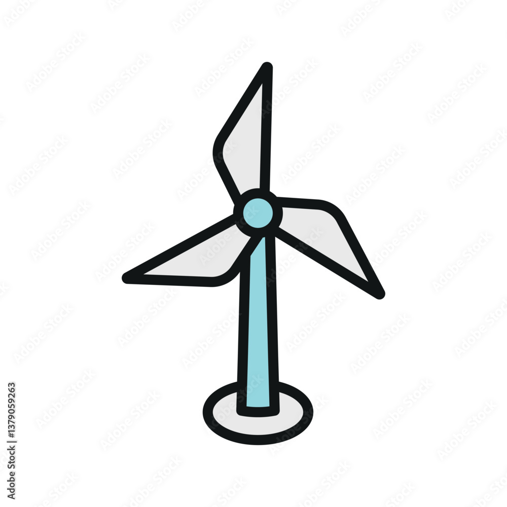 Wind turbine Earth Day icon represents renewable energy and sustainability, perfect for eco-friendly designs, environmental awareness, and green energy illustrations. Wind turbine Earth Day icon represents renewable energy and sustainability, perfect for eco-friendly designs, environmental awareness, and green energy illustrations.