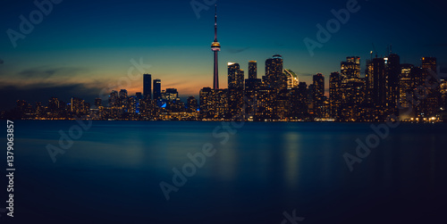 Photography Toronto Skyline Sunset