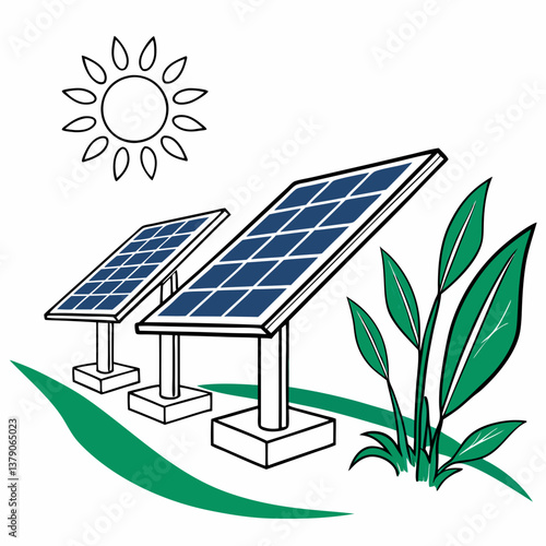 solar panel with solar panels